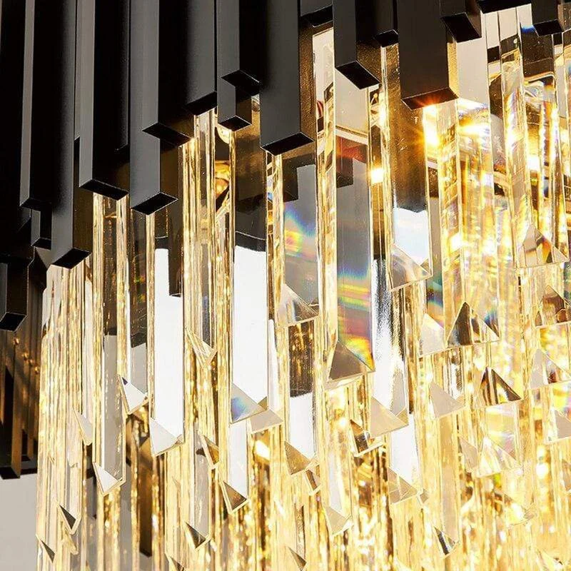 Grand Lustre Design Noir