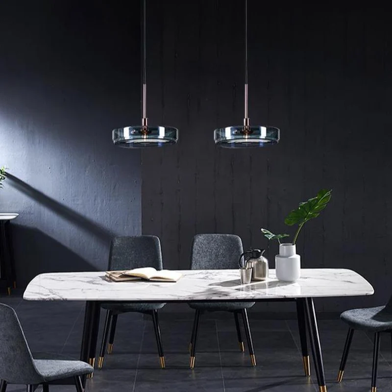 Suspension Luminaire Bleu Marine