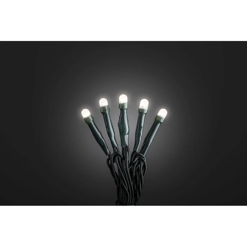 22m Micro LED Lichterkette gefrostet 20 Warmweiße Dioden