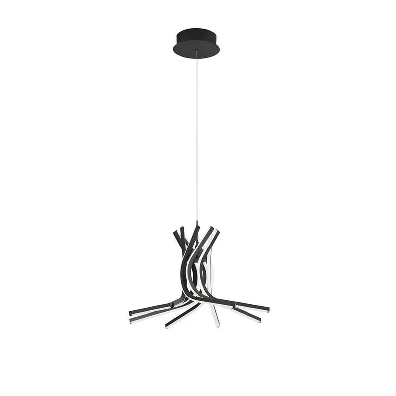 Norine LED Hängelampe Metall Schwarz