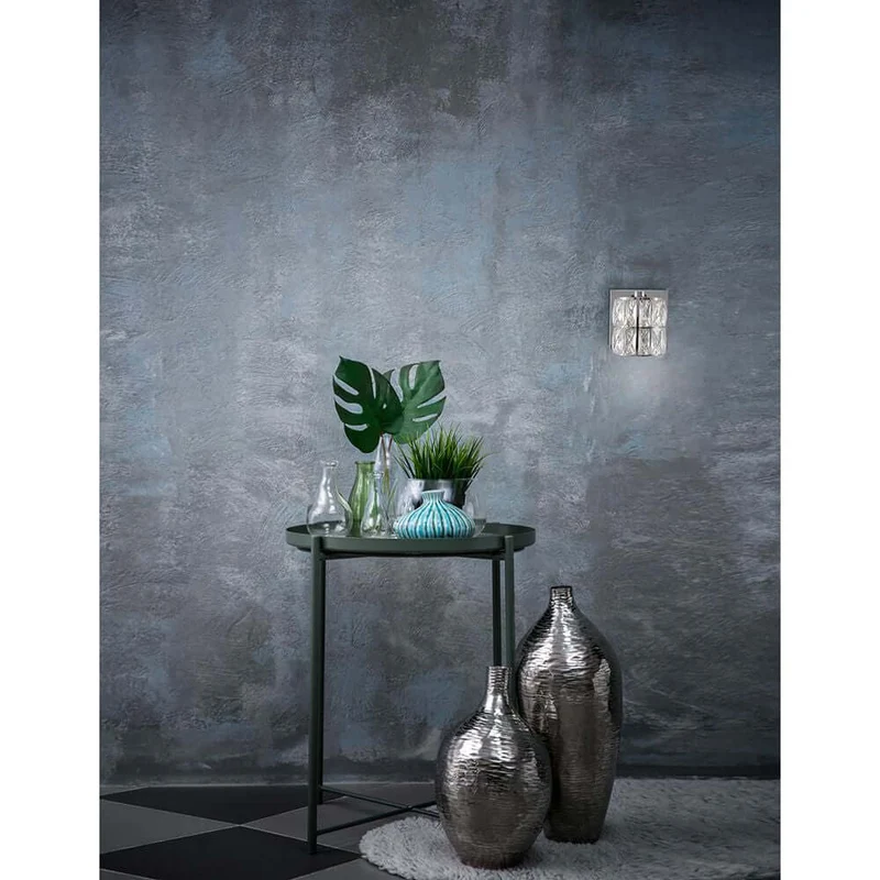 Nice Wandlampe Chrom, Klar