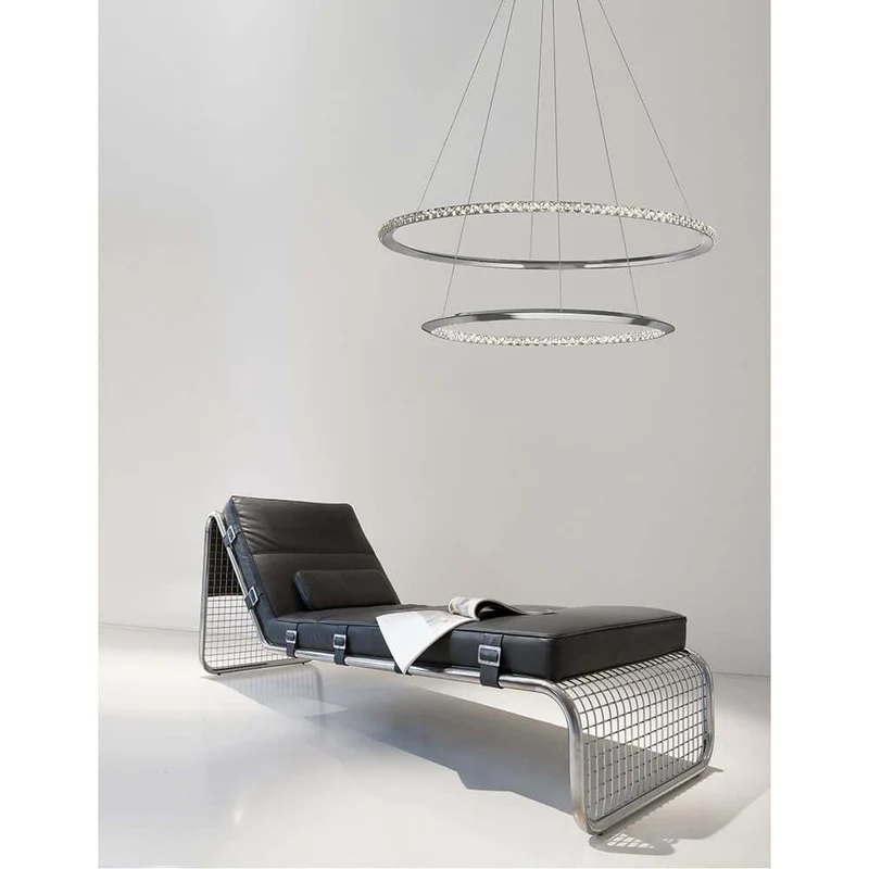 Netuno LED Kristall Hängelampe Ø 80cm