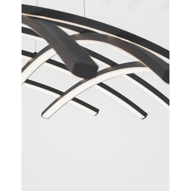 Narvi LED Hängelampe Schwarz