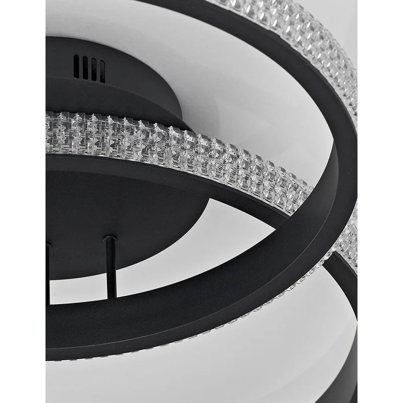 Nager LED Deckenleuchte Sandig-Schwarz