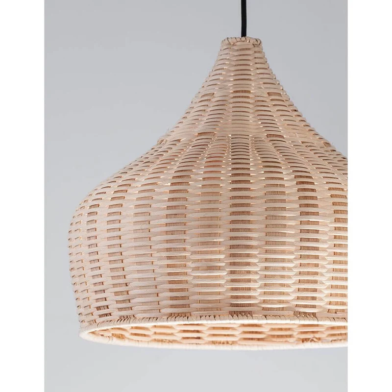 Mia Pendelleuchte Natur Rattan Ø 38,5cm