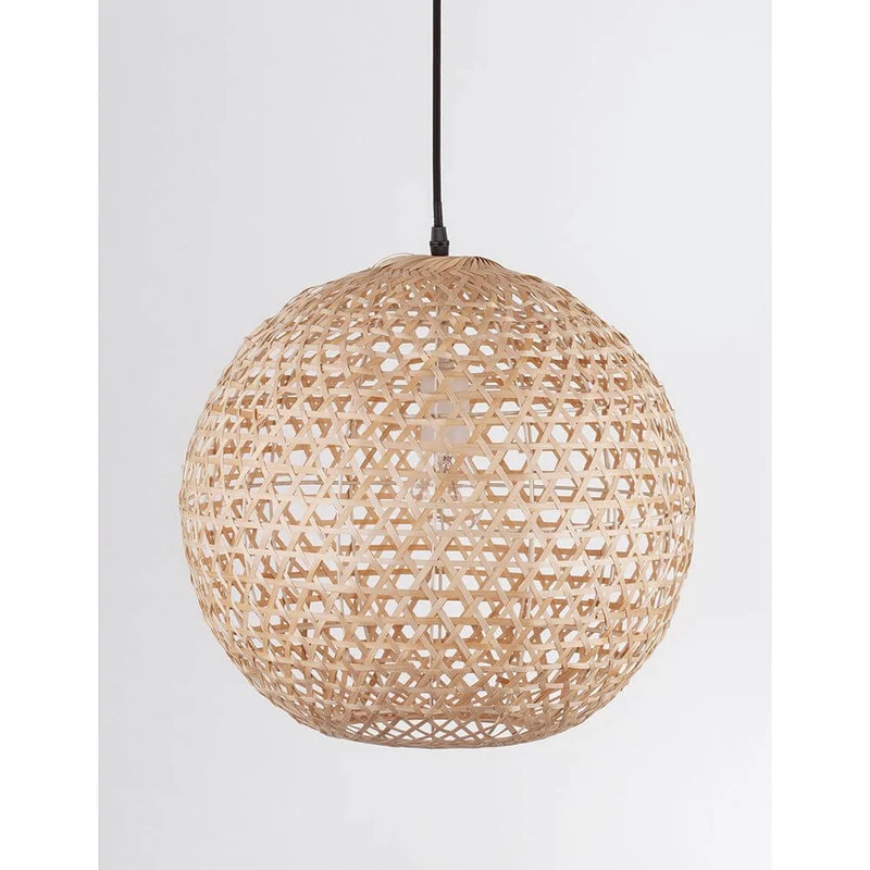 Melody Natur Bambus Hängeleuchte Ø 40cm Kugel