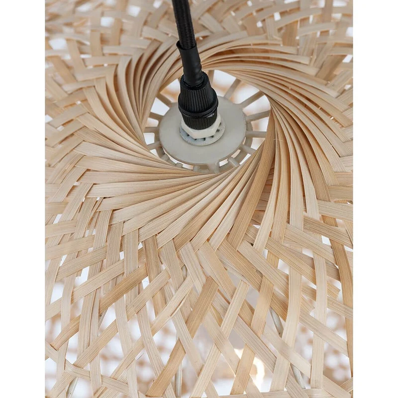 Melody Natur Bambus Hängeleuchte Ø 40cm Kugel