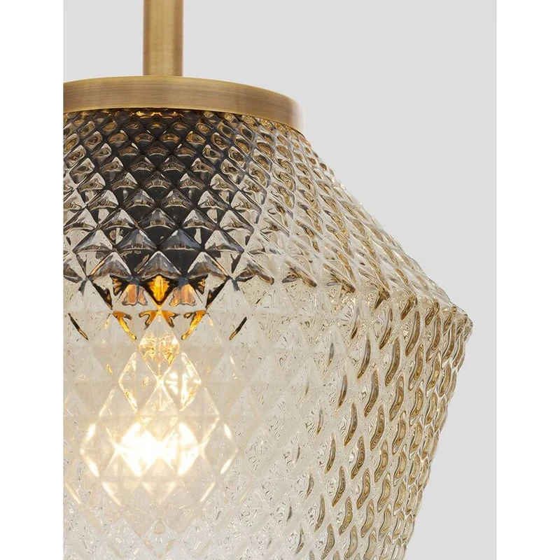 Magio Pendellampe Cognac Farbverlauf