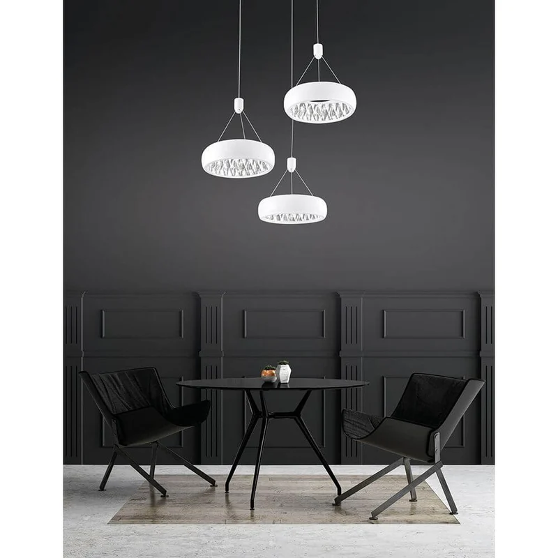 Lumi LED Hängelampe 3-flammig Weiß