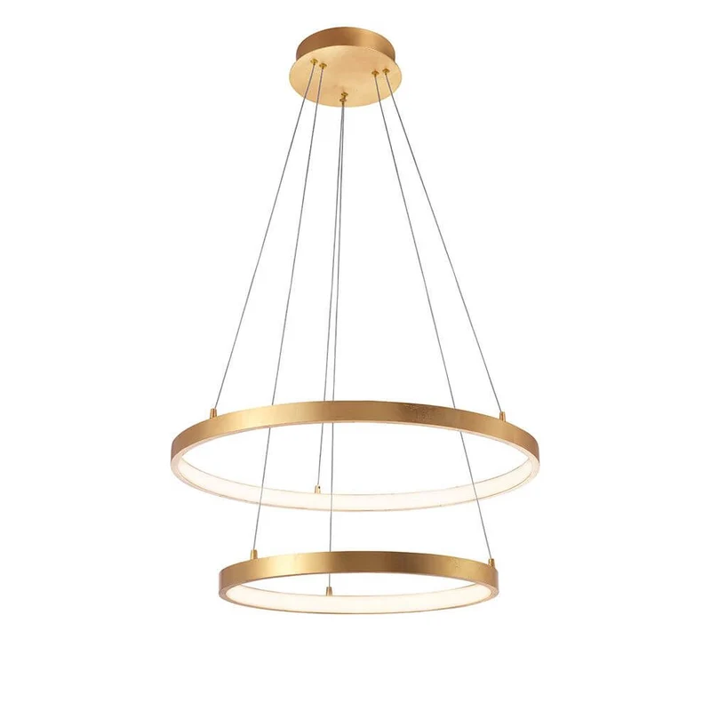 Leon LED Hängeleuchte Ø 60cm Gold