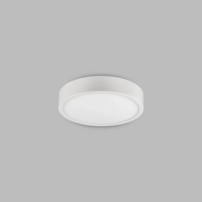 Saona Superficie runde LED-Deckenlampe Weiß-Matt