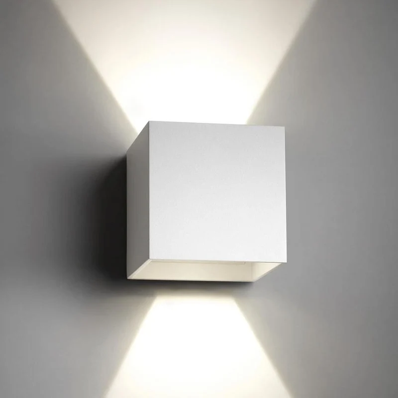Box Mini Up/down Væglampe Hvid LED