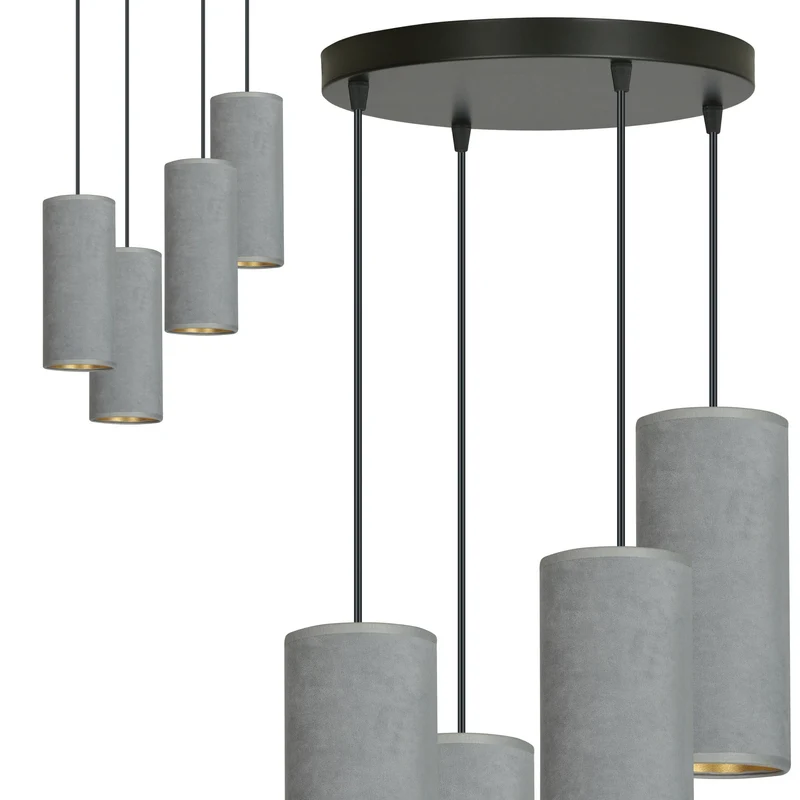 Luminaire Industriel Gris