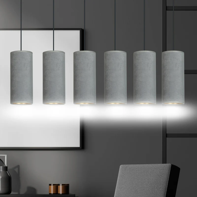 Lustre Moderne Gris