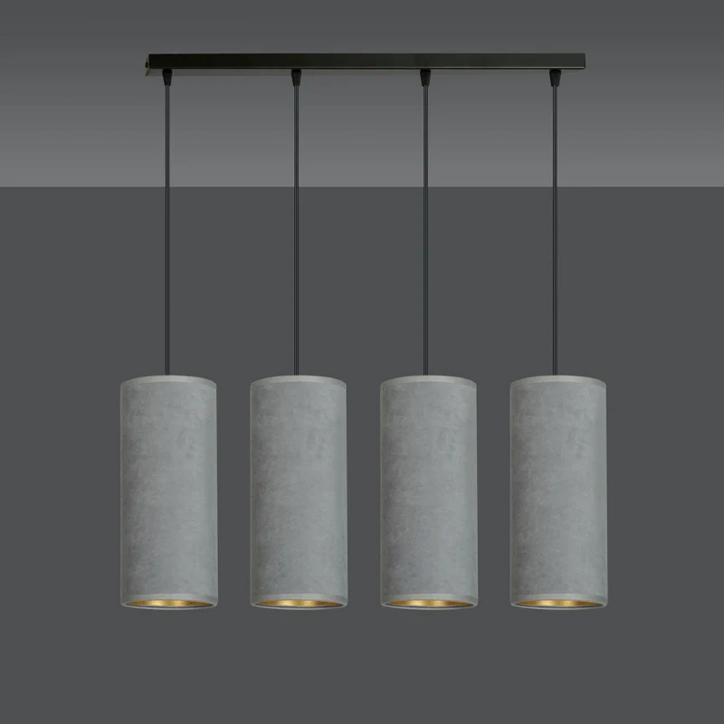 Lustre gris salon