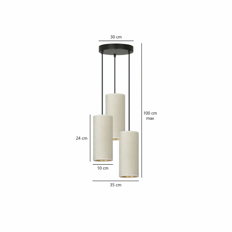 Suspension Chambre Beige
