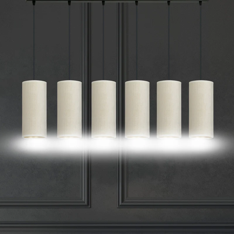 Lustre Tissu Blanc