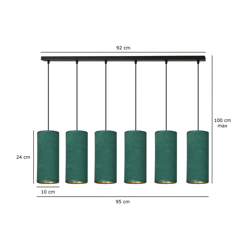 Bente 6 Bl Green
