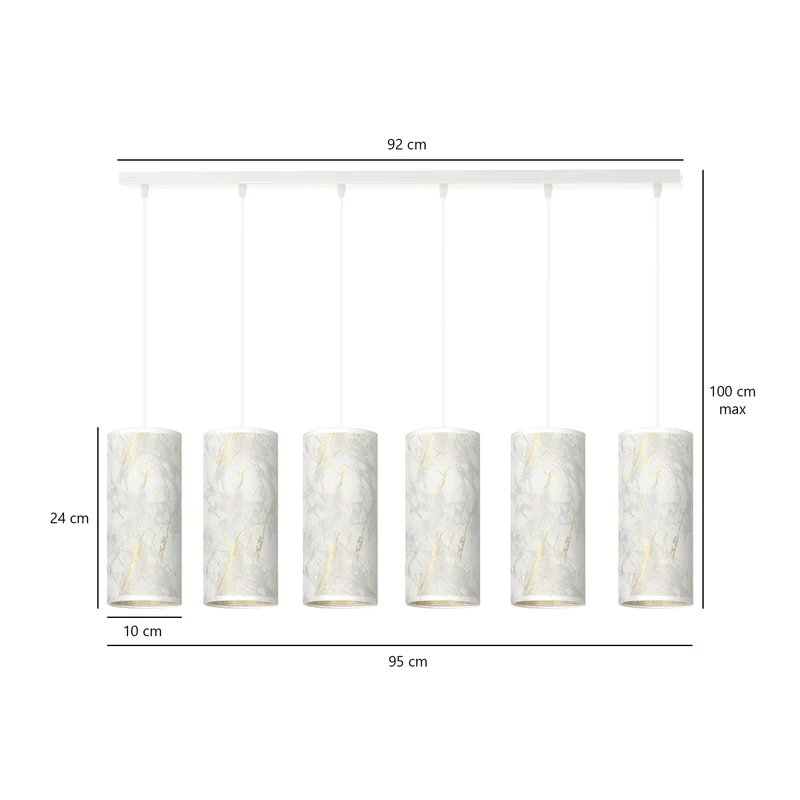 Karli 6 Wh Marbel White