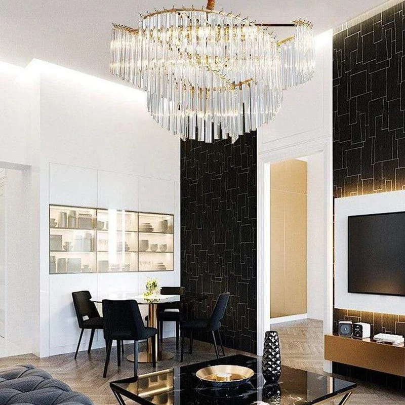 Lustre Cristal Doré