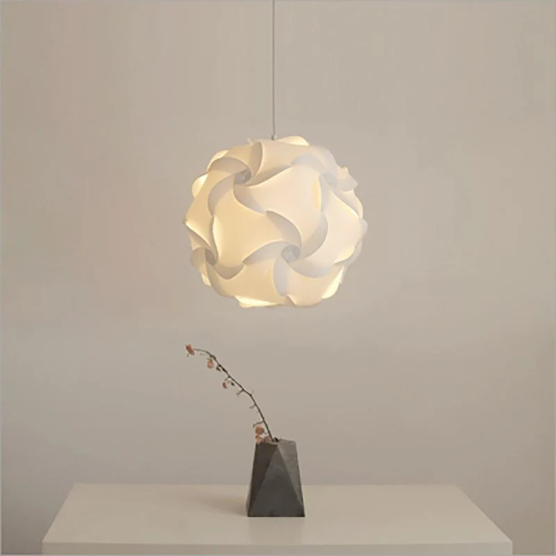 LUSTRE BLANC PLASTIQUE