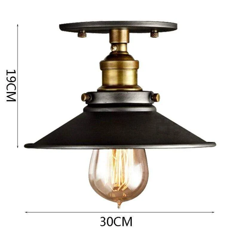 Lustre avec ampoule vintage