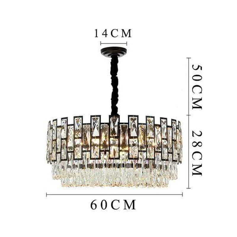 Lustre En Cristal Moderne