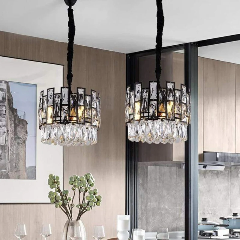Lustre Moderne En Verre