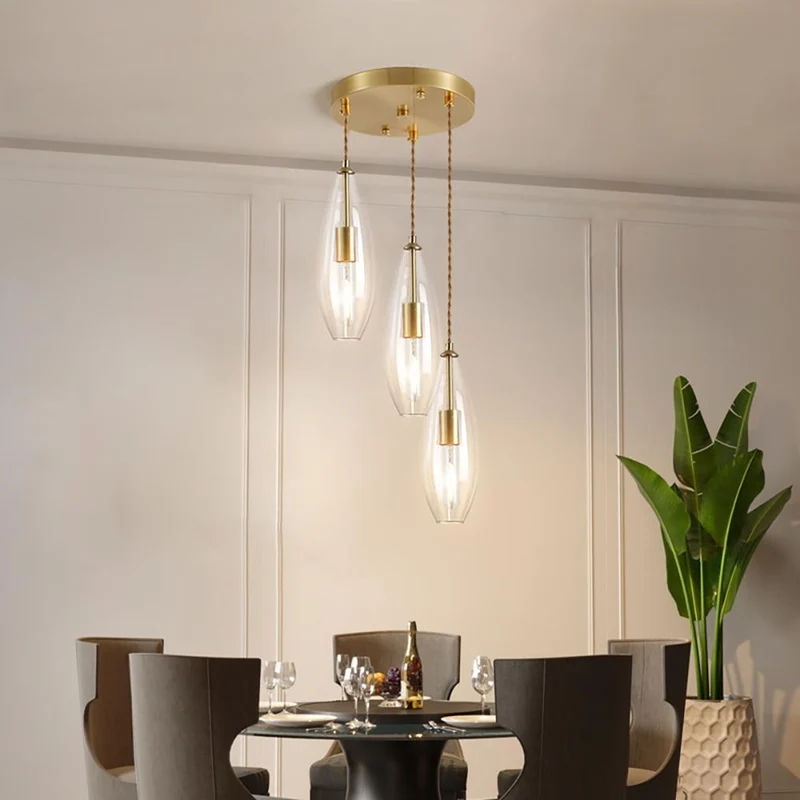 Lustre En Verre Moderne