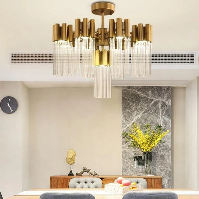 Lustre Moderne Laiton