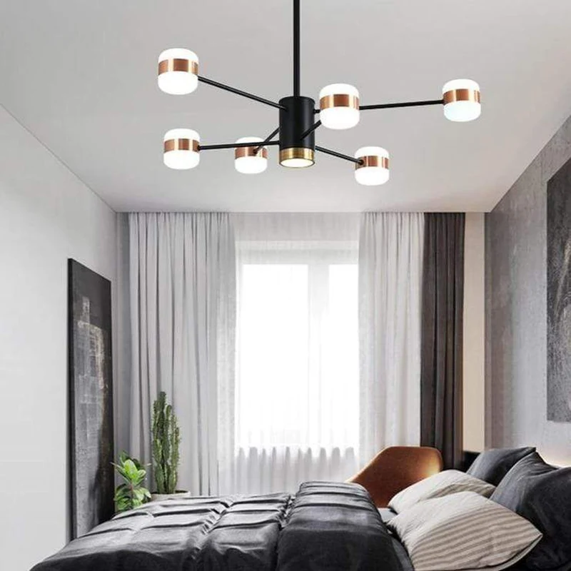 Lustre Design Noir Moderne