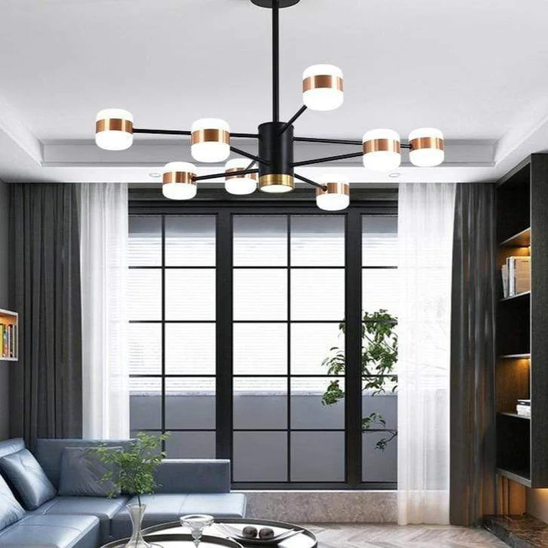 Lustre Design Noir Moderne