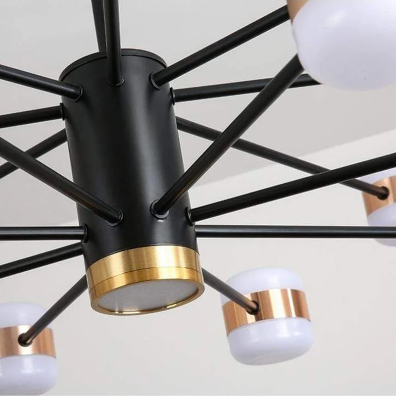Lustre Design Noir Moderne