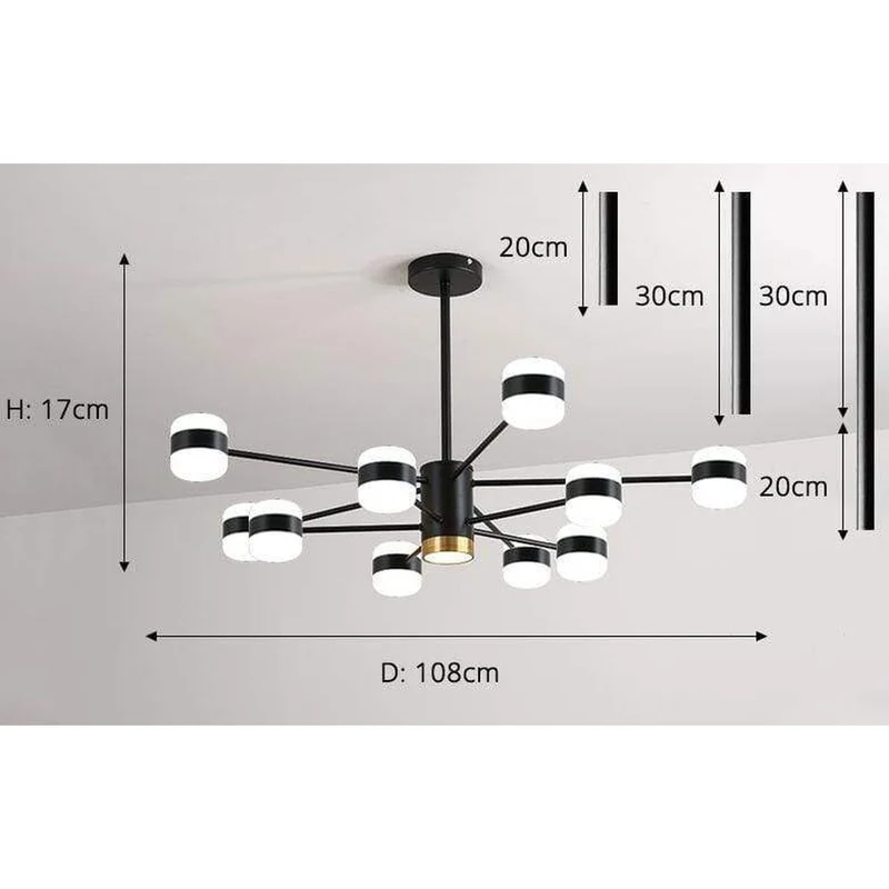 Lustre Moderne Massive
