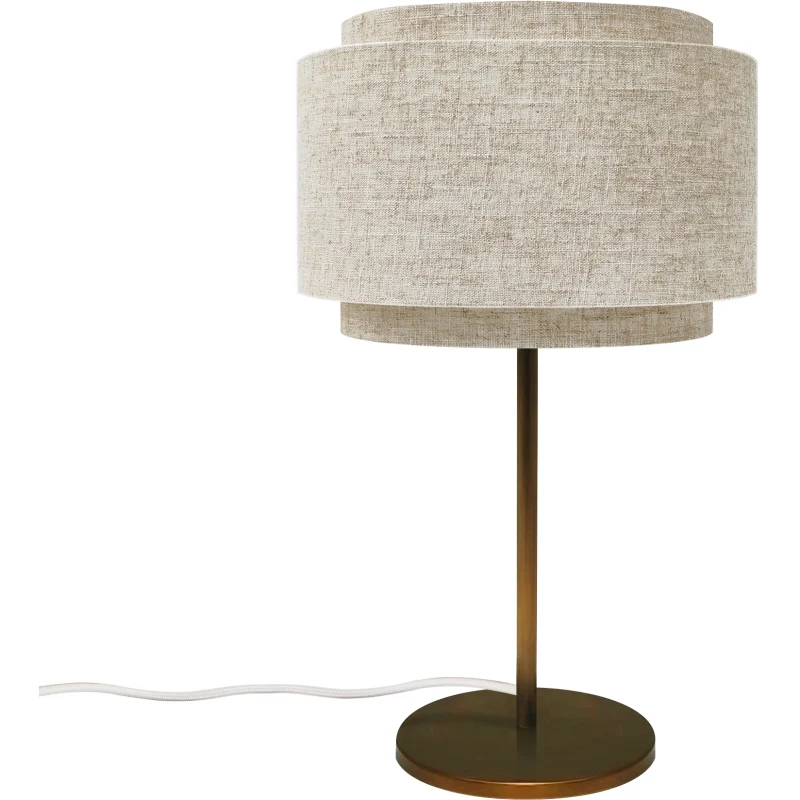TAKAI H37 BEIGE STOF BORDLAMPE
