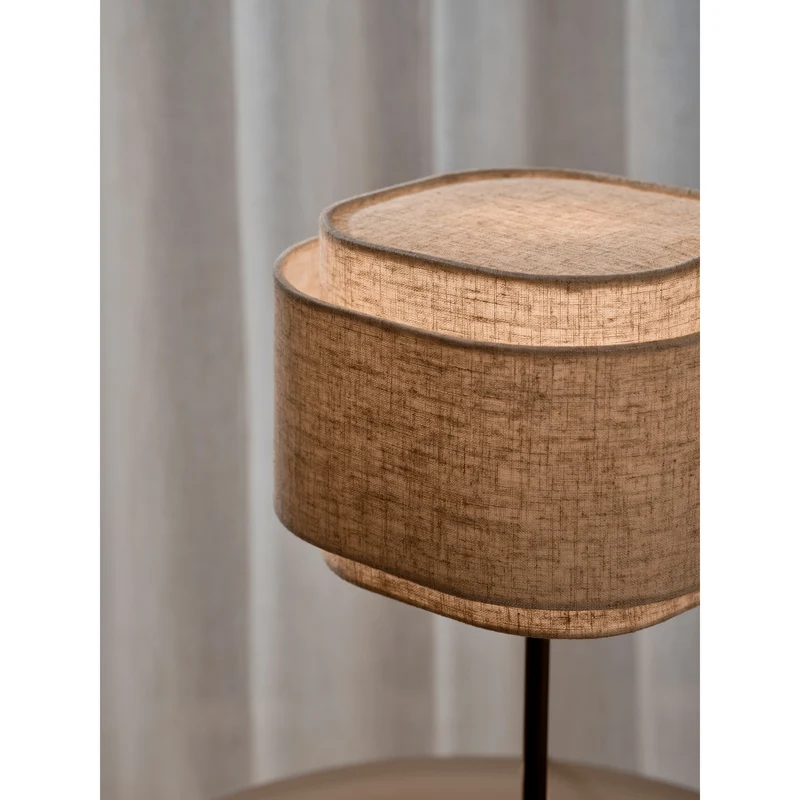 TAKAI H37 BEIGE STOF BORDLAMPE
