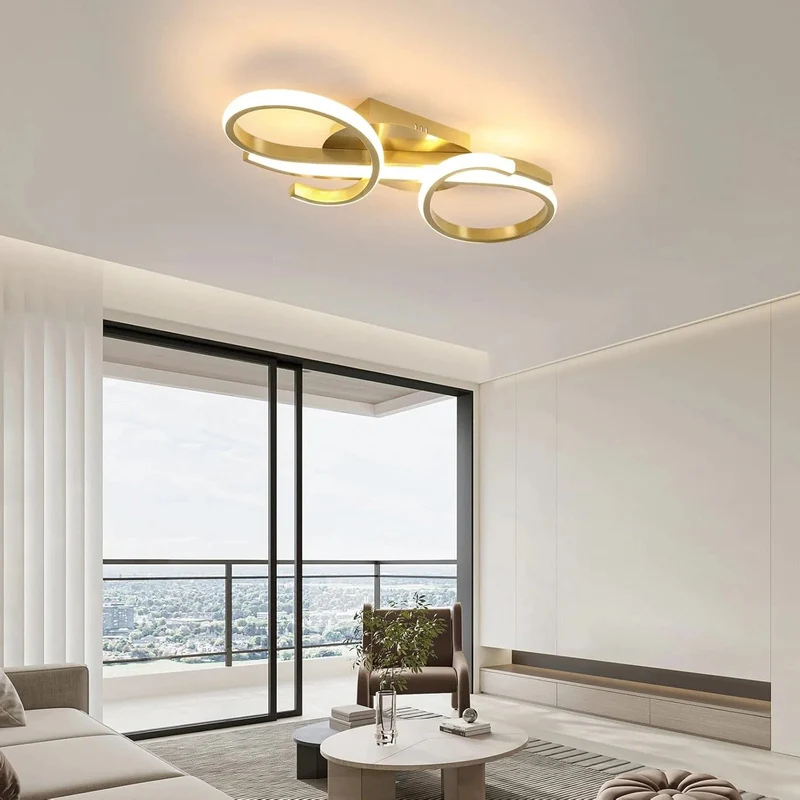 Plafonnier LED design pour salon