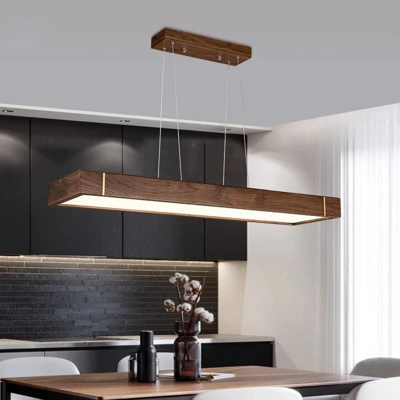 Suspension bois pour table a manger