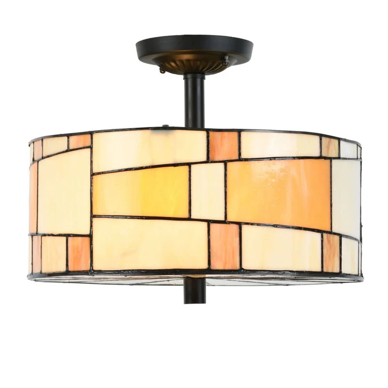 Plafonnier retro cuisine en verre