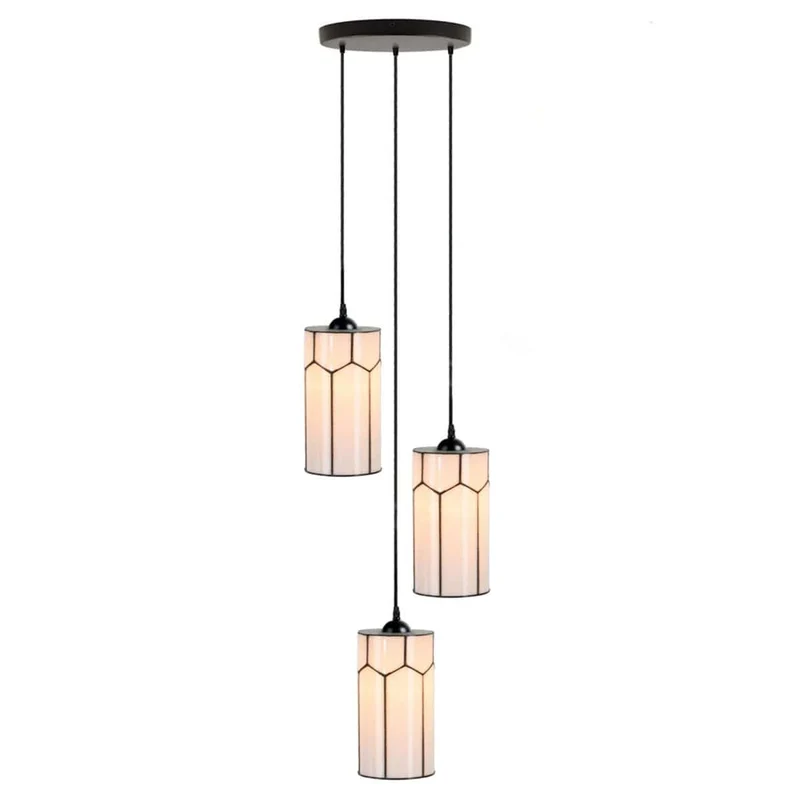 Suspensions lampes retro verre