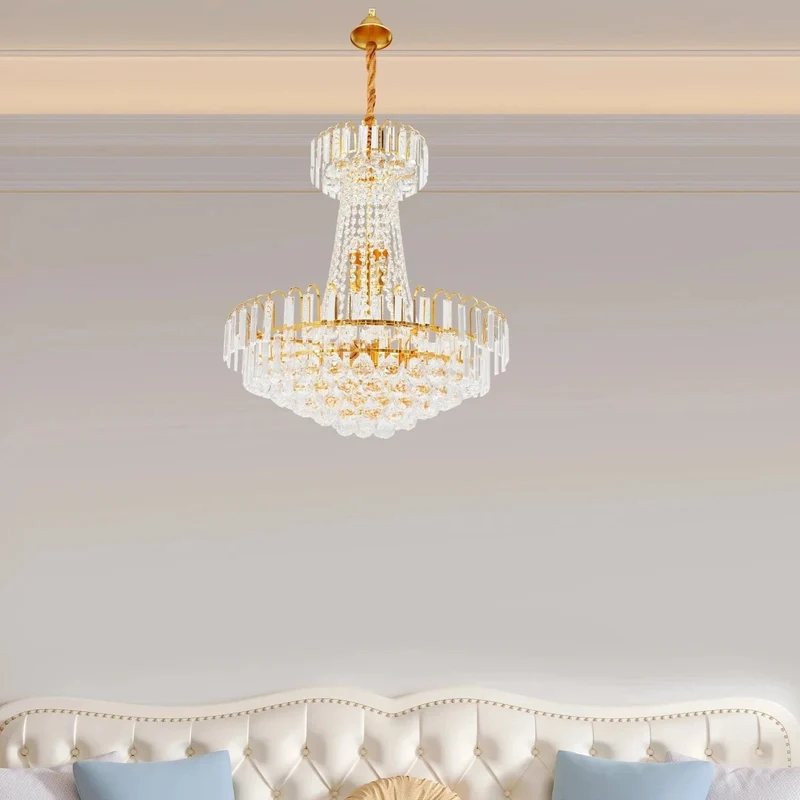 Suspension cristal chic pour grand salon