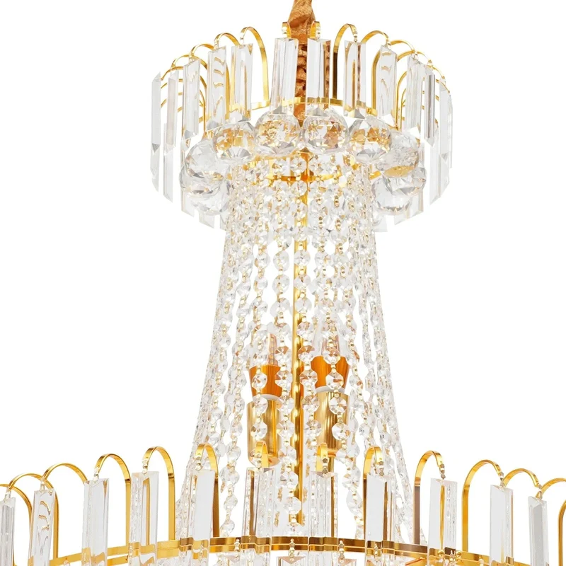 Suspension cristal chic pour grand salon