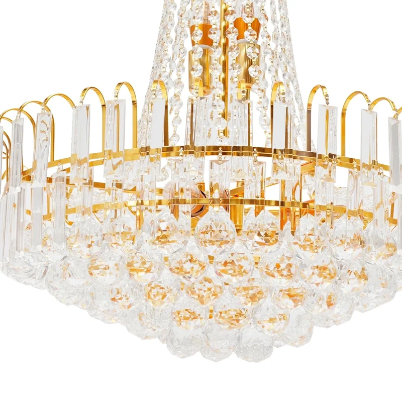 Suspension cristal chic pour grand salon