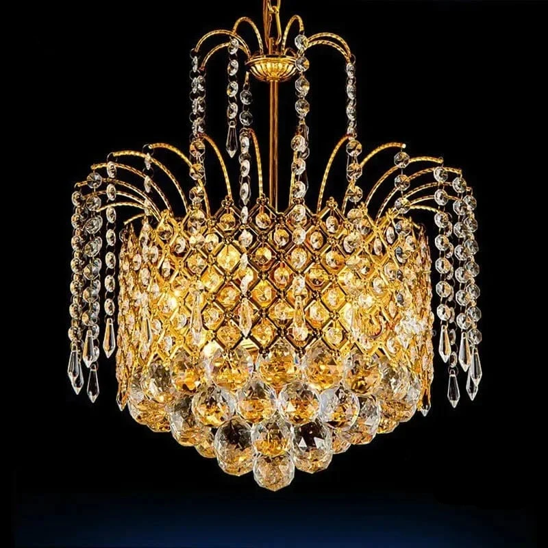 Suspension en cristal chic baroque