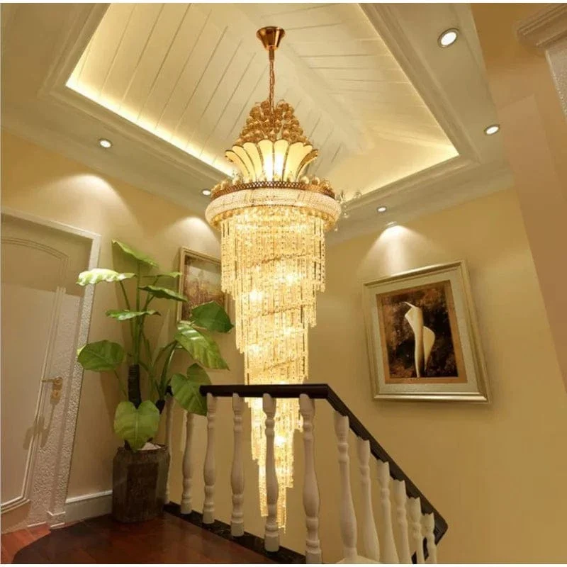 Lustre Tres long pour Plafond Haut