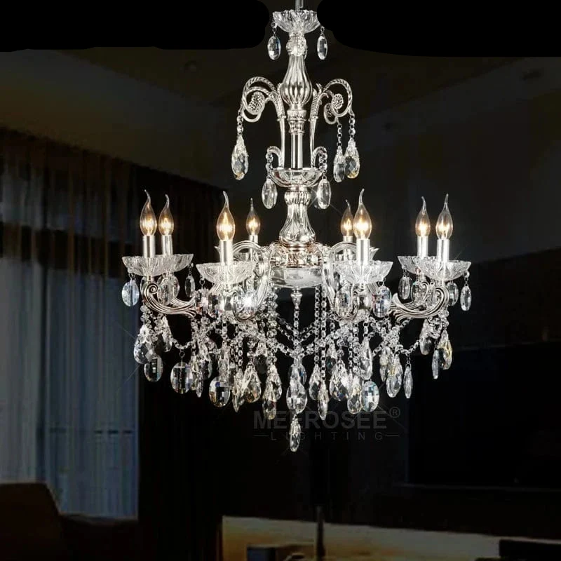 Lustre en cristal luxueux antique