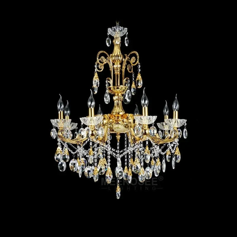 Lustre en cristal luxueux antique