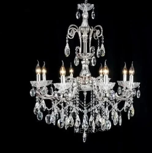Lustre en cristal luxueux antique