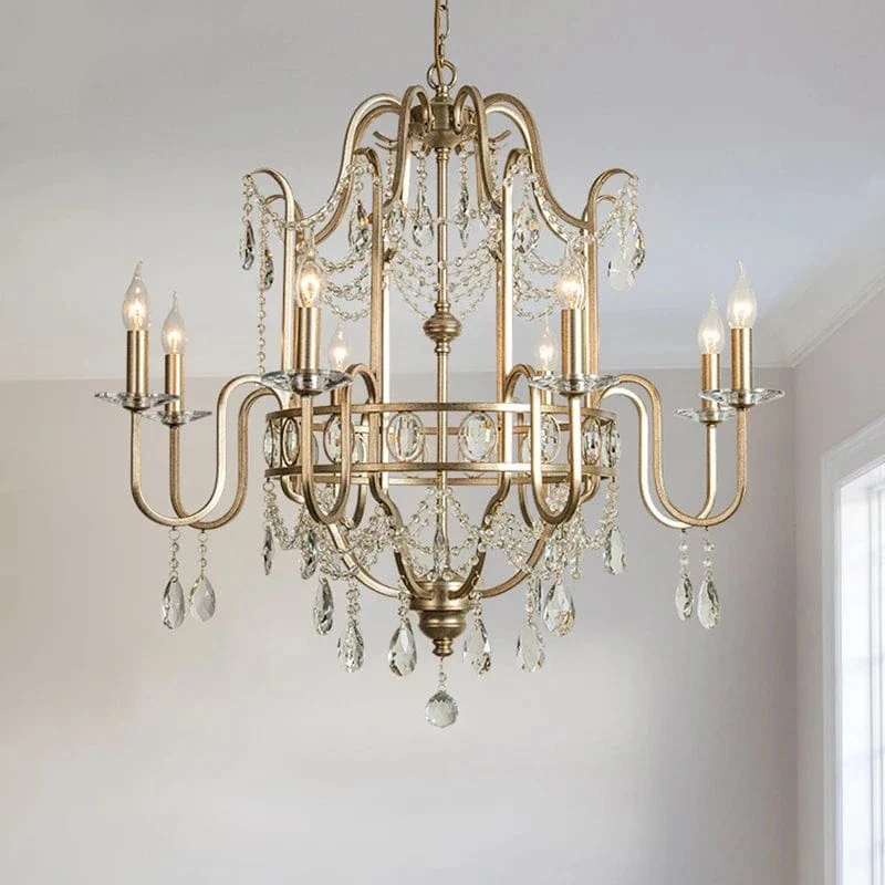 Lustre Chandelier en Argent