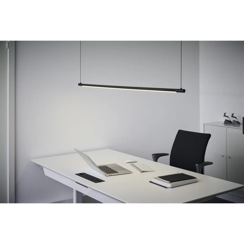 STRAW LANGBORDPENDEL 200 SORT LED - LOOM Design